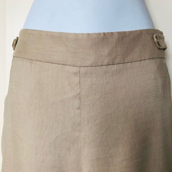 NWOT Talbots Windsor Linen Wide Leg Pants - Picture 5 of 16
